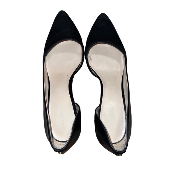 Cole Haan Rendon Pump II Black Suede Leather Size 7 - Picture 3 of 7